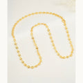 Textured Mariner Link Chain Necklace – Gold Plated — original product photo 1