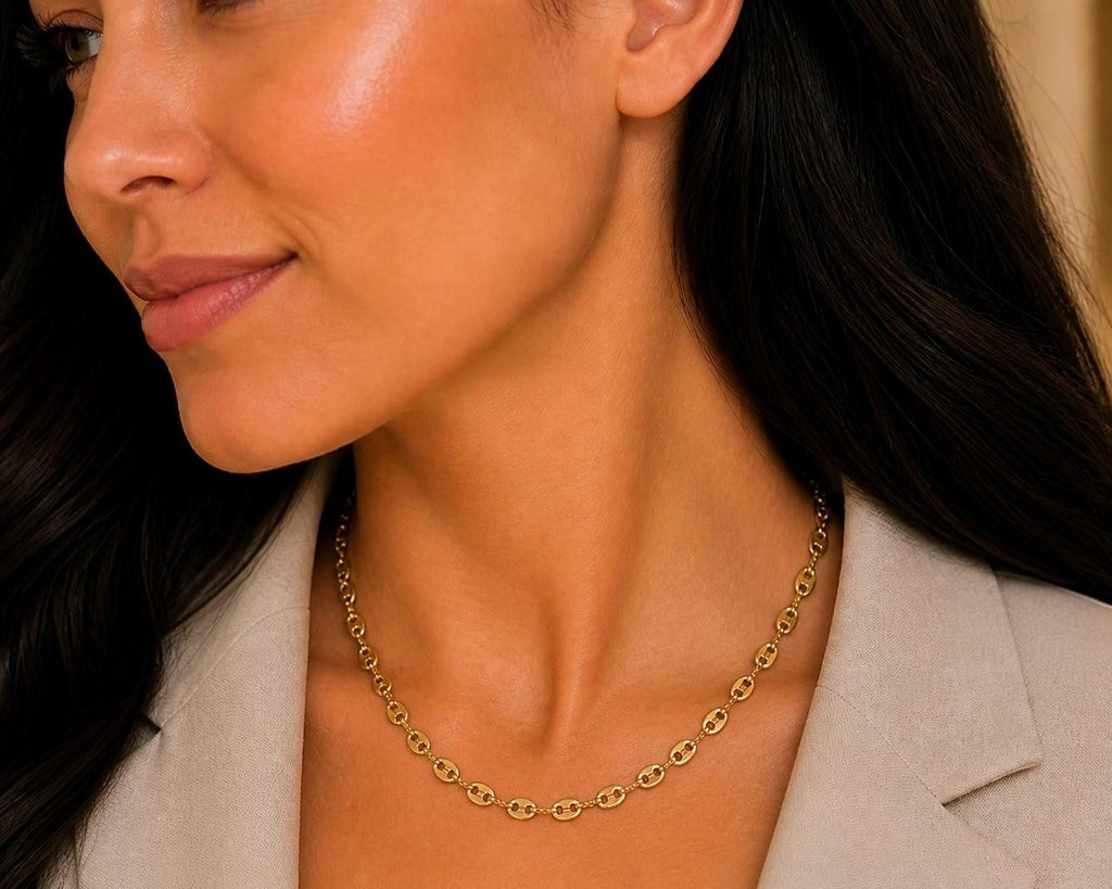 Fine Classic Chain Necklace – Gold Plated — original product photo 3