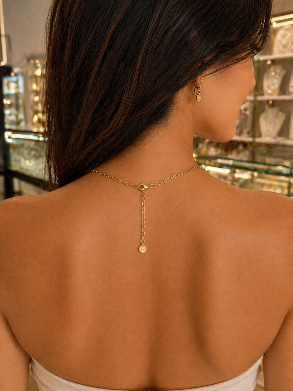 Love Charm Necklace – Gold Plated — original product photo 3