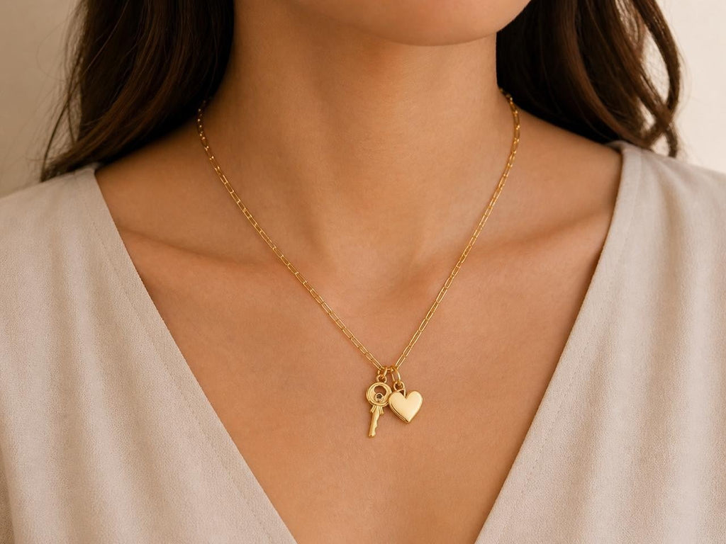 Key to My Heart Necklace – Gold Plated — original product photo 1