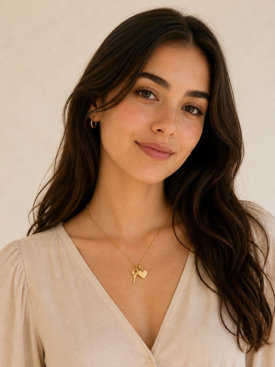 Key to My Heart Necklace – Gold Plated — original product photo 2