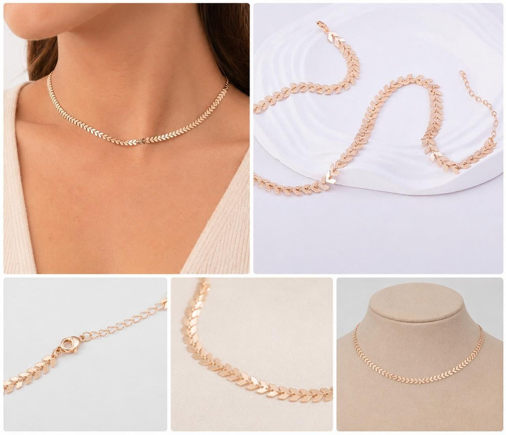 Radiant Braided Chain Necklace – Gold Plated — original product photo 2