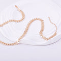 Radiant Braided Chain Necklace – Gold Plated — original product photo 3