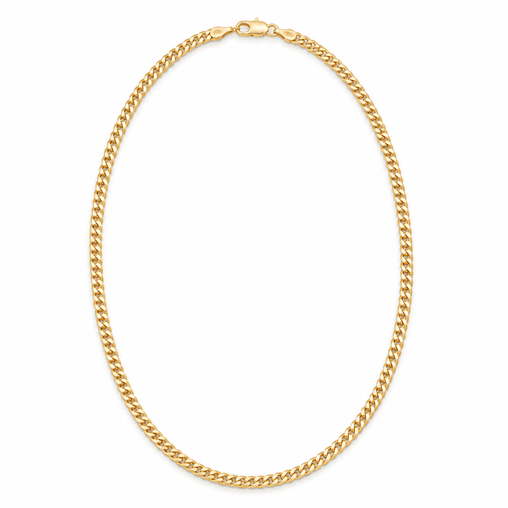 cadena hombre tejido - Gold filled 18k 24" — Product view