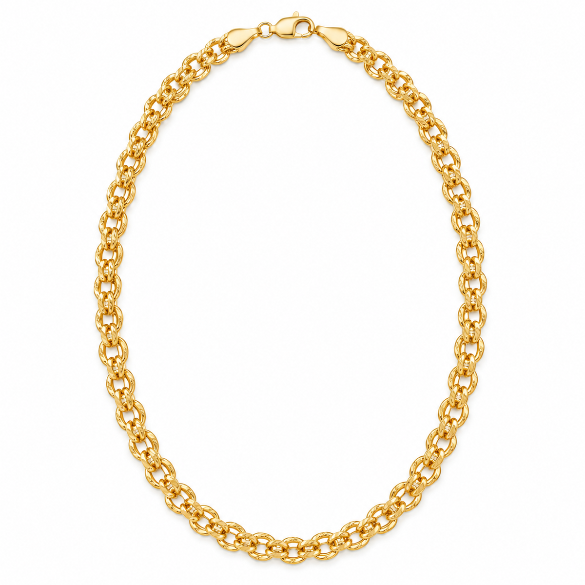18K Gold Filled Wheat Chain Necklace – 23.6” — Product view