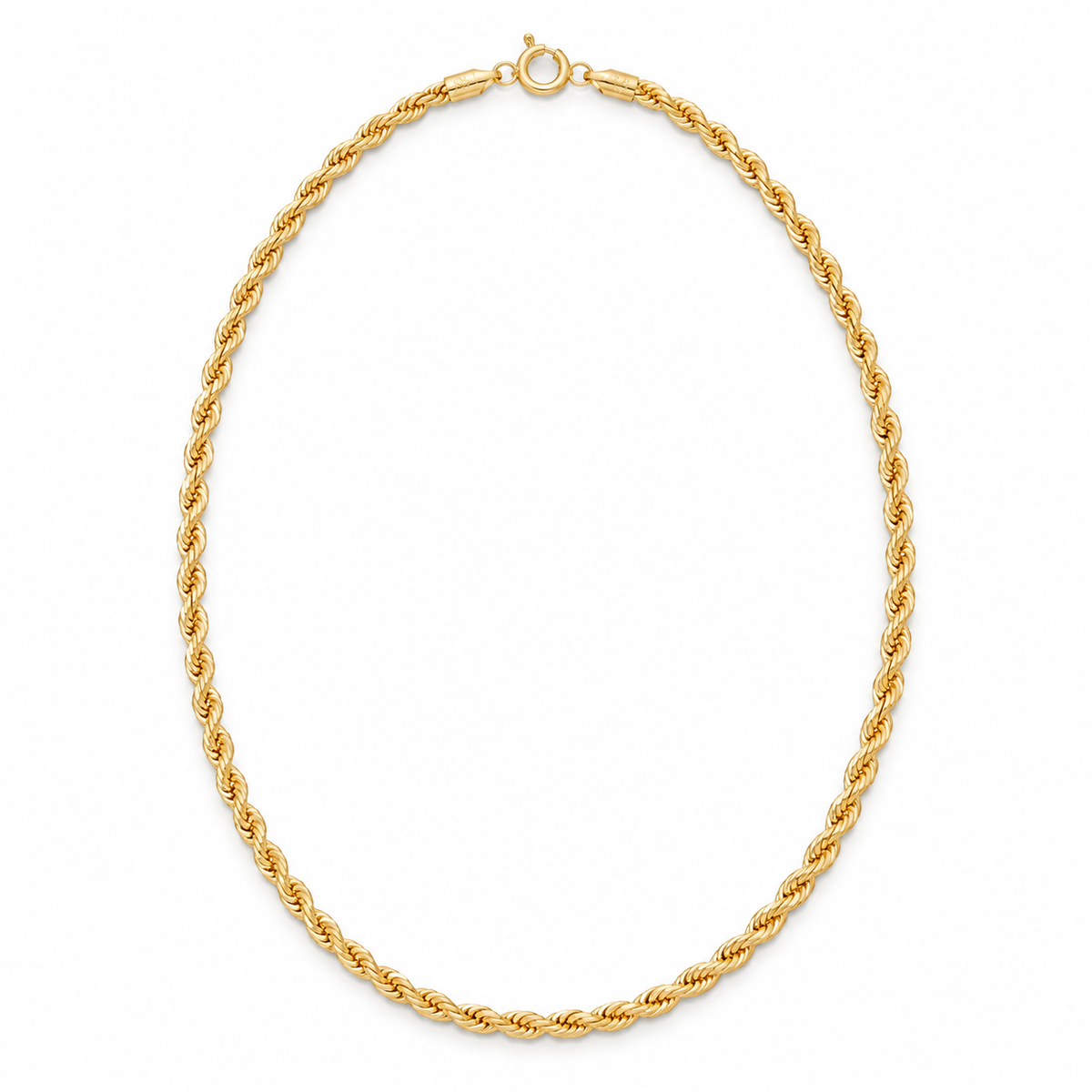 Rope Chain Necklace 18K Gold Filled – 19.7” — Product view