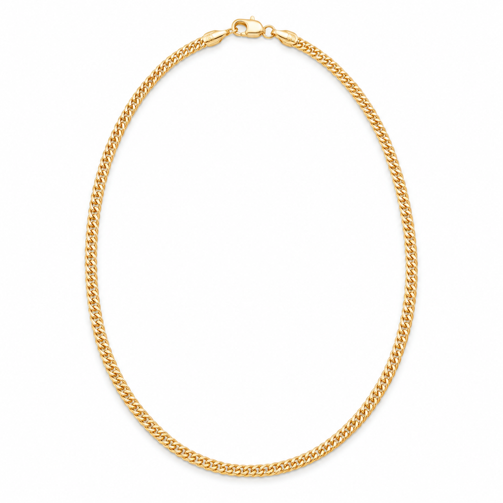Cadena masculina de  Gold filled  18K – 24 pulgadas — Product view