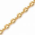 cadena hombre larga - Gold filled18k — Close up · uniform white background