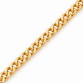 cadena hombre tejido - Gold filled 18k 24" — Close up · uniform white background