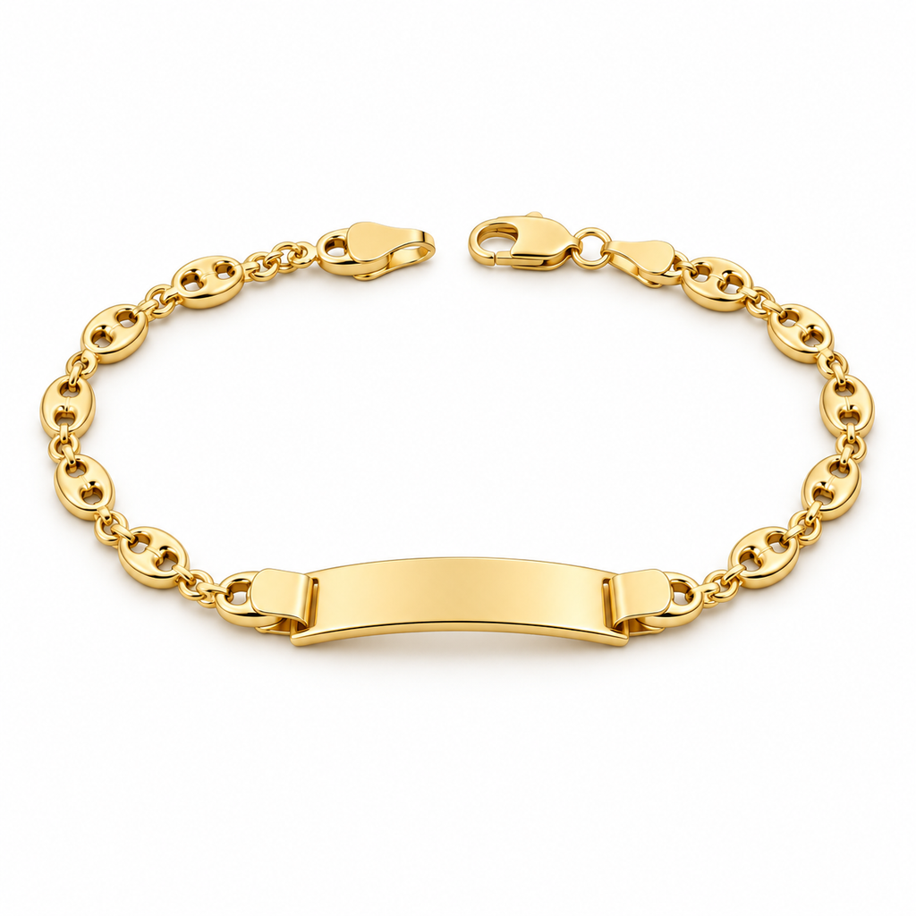 Pulsera de Identificación GUCCI Gold Filled18K — Product view