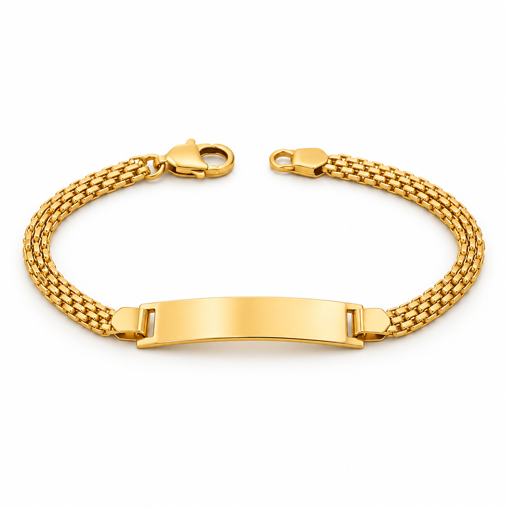 Pulsera de Identificación 18K Gold Filled — Product view