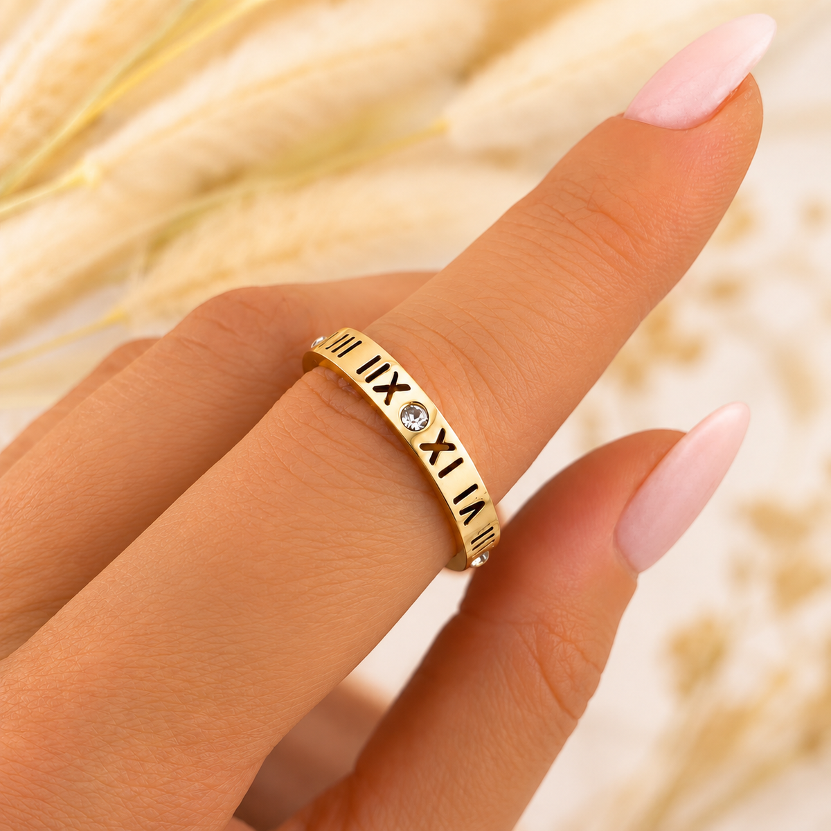 Amara Ring worn alone