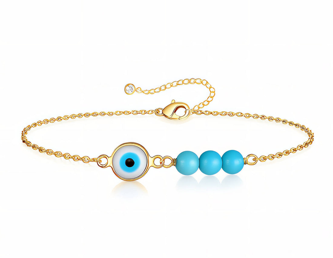 Aria Evil Eye Bracelet close-up detail