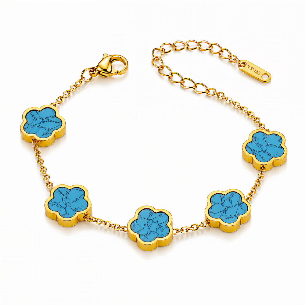 Arielle Floral Meadow Bracelet close-up detail