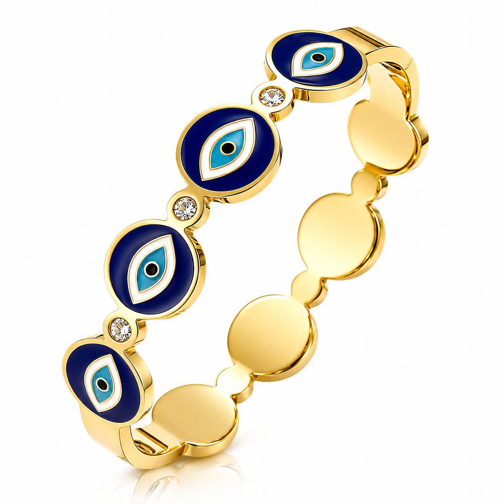 Camille Evil Eye Bracelet close-up detail