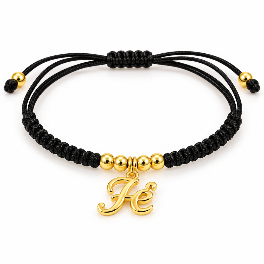 Faith Cord Bracelet — close-up on white background