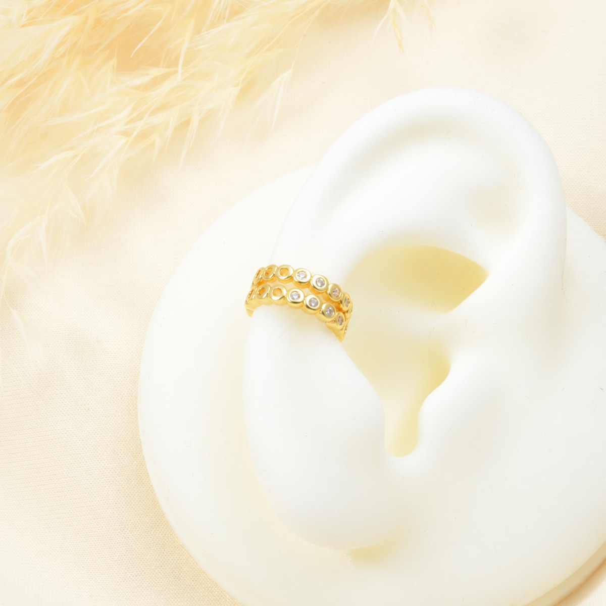 Double Circle Ear Cuff - catalog view