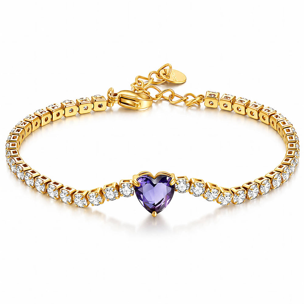 Elise Heart Bracelet close-up detail
