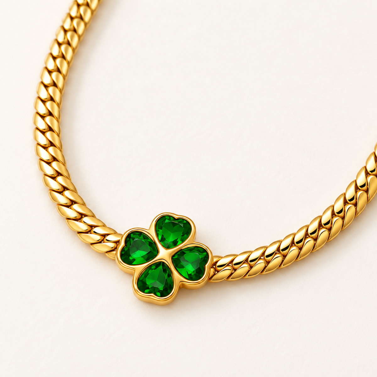 Fleur Floral Necklace — close-up detail