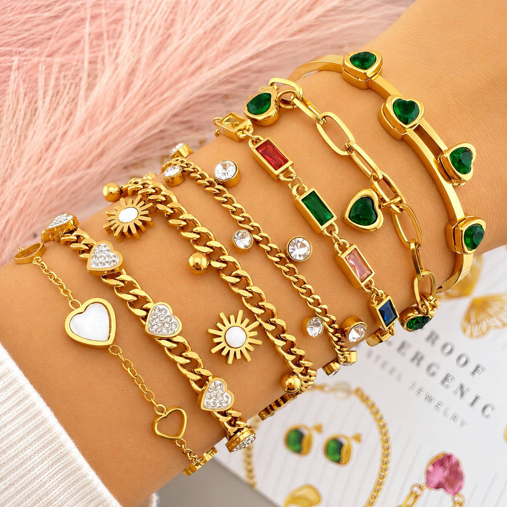 Fleur Heart Bracelet authentic supplier set image