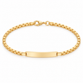 Bracelet for kids - Gold filled18k — full bracelet on white background