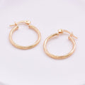 Classic Twisted Hoop Earrings