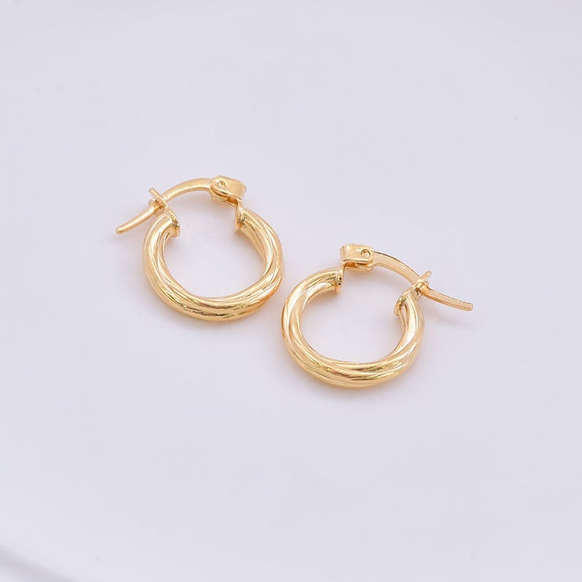 Classic Twisted Mini Hoops
