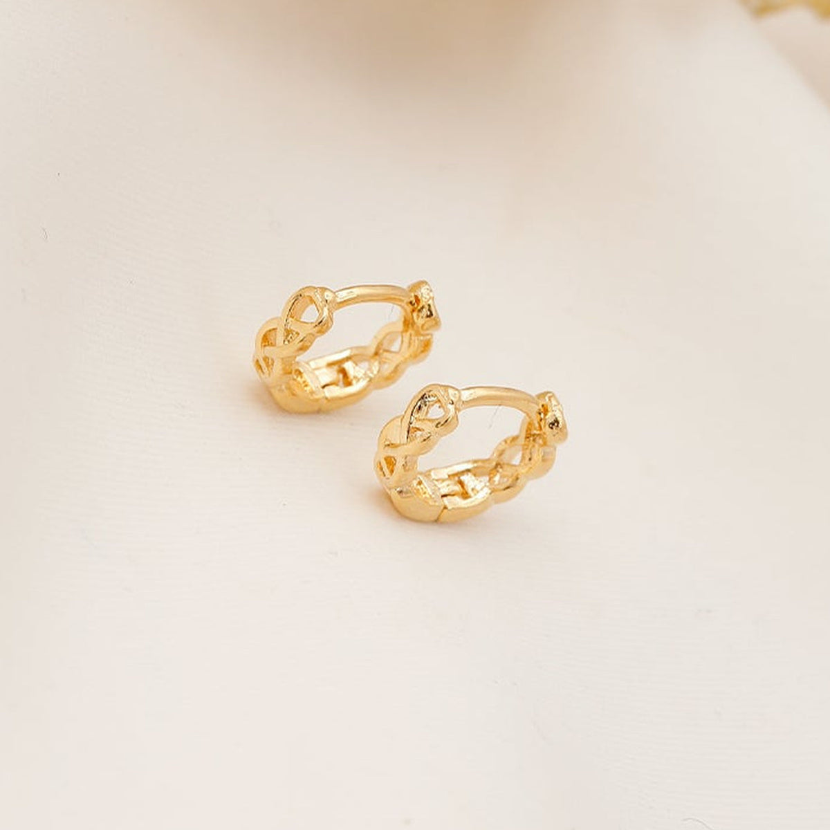 Infinity Mini Hoop Earrings