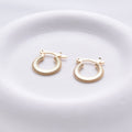 Textured Mini Hoop Earrings