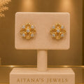 Aretes Flor de Circones – Gold Filled 18K