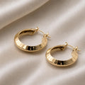Classic Dome Hoops - Gold Filled18k
