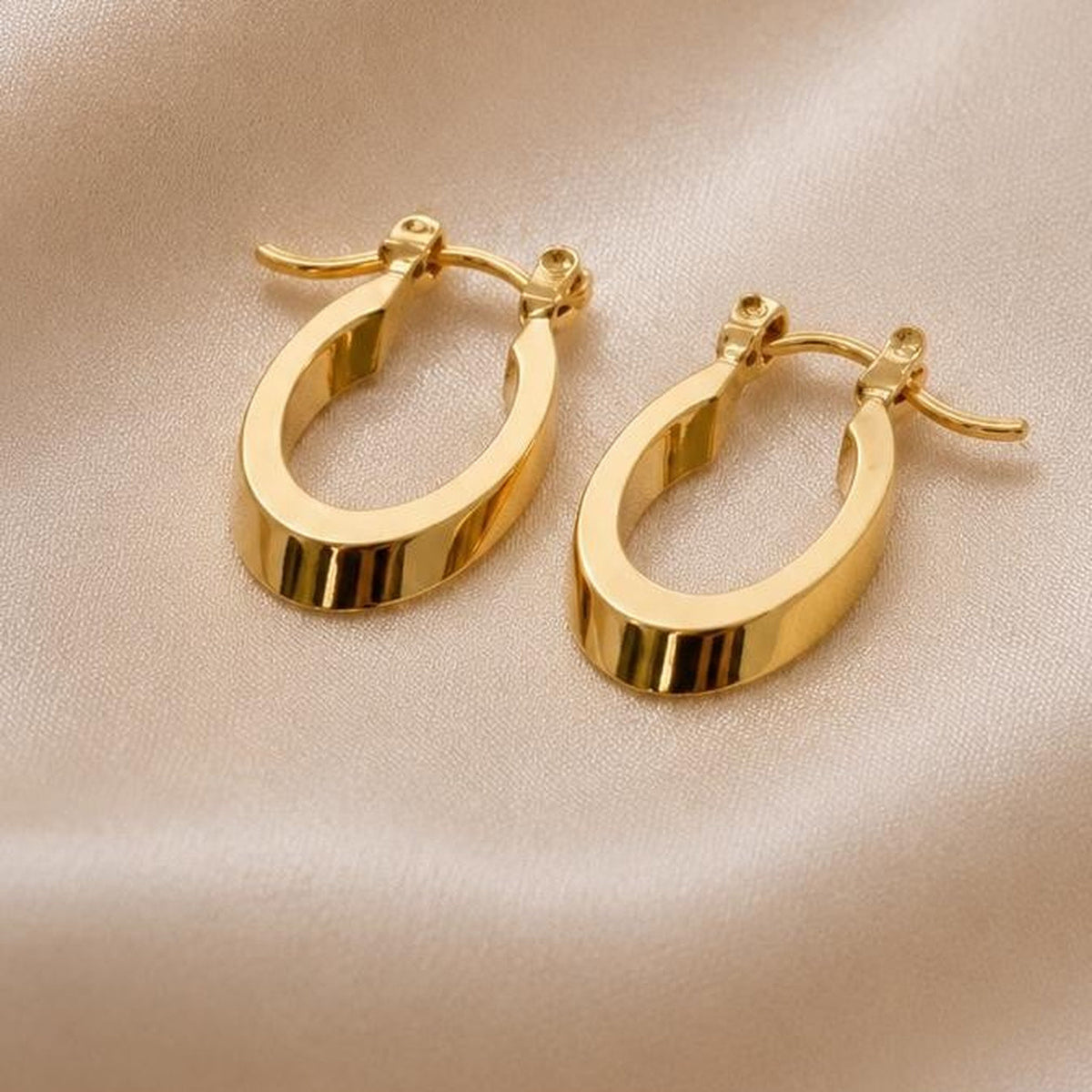 Classic Polished Mini Hoops - Gold Filled18k