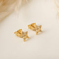 Star Spark Stud Earrings - 18K Gold Filled