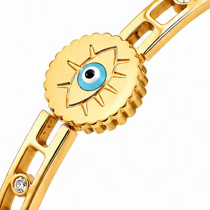 Gia Evil Eye Bracelet macro detail