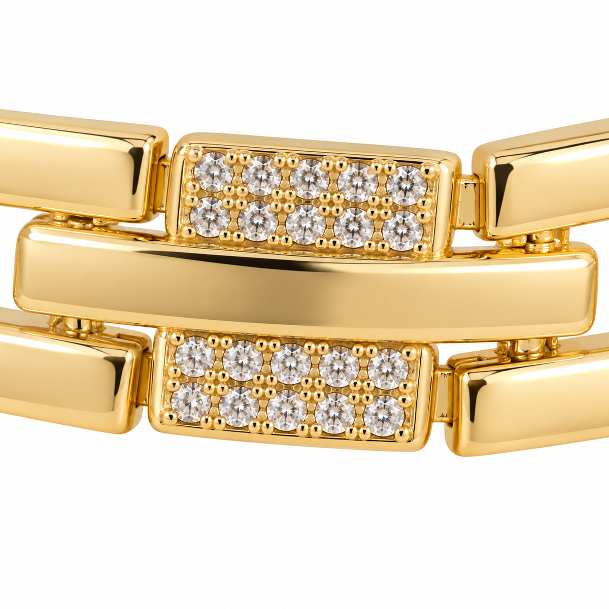 Imperial Link Bracelet — close-up of jewelry details