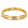 Imperial Link Bracelet — full bracelet on white background