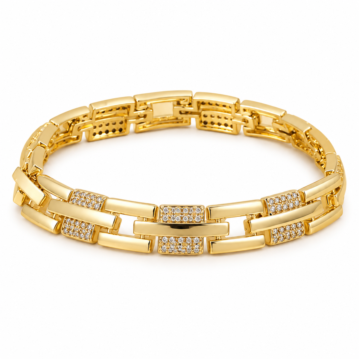 Imperial Link Bracelet — full bracelet on white background