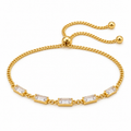 Imperial Shine Adjustable Bracelet — full bracelet on white background