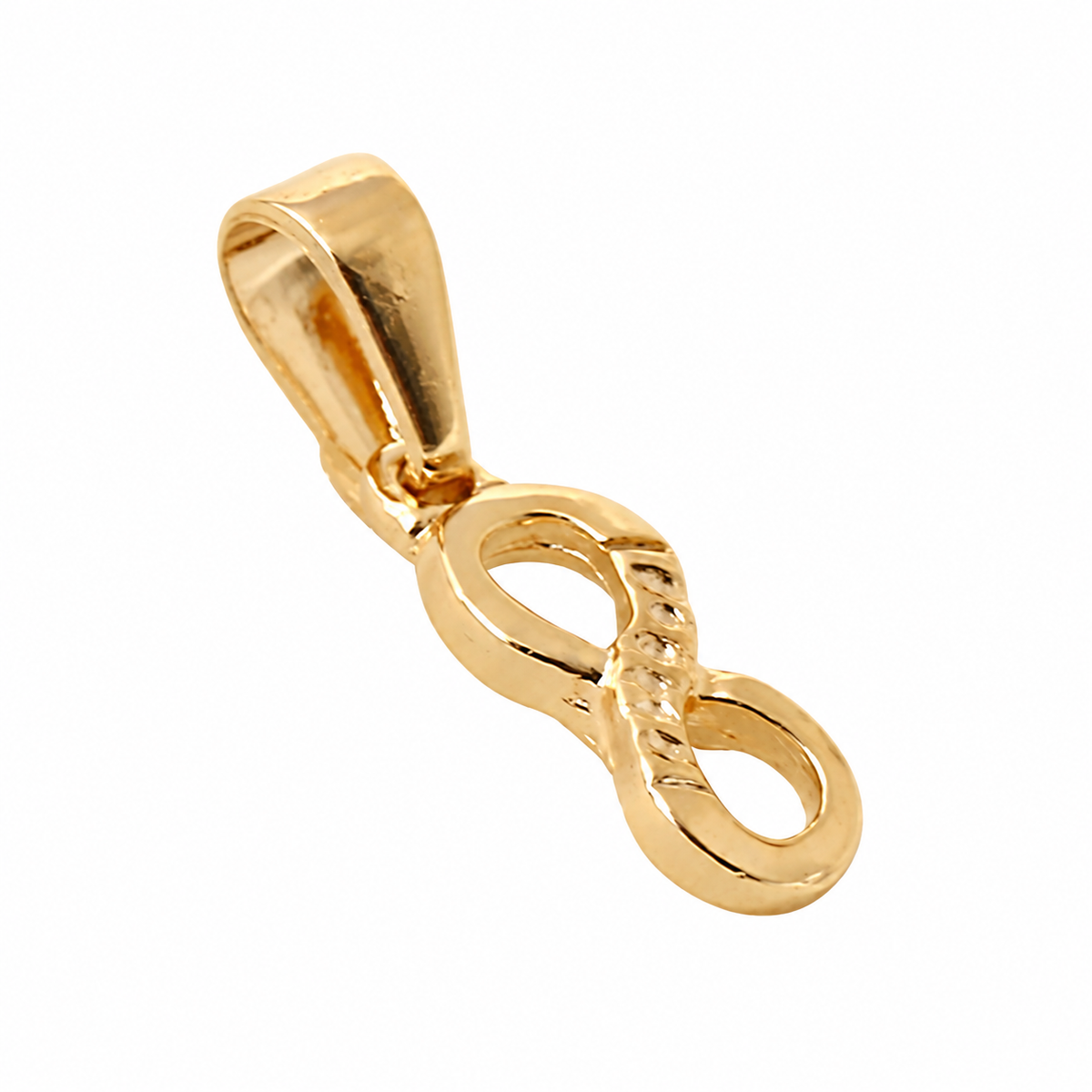 Infinity Symbol Pendant - 18K Gold Filled on a uniform white background