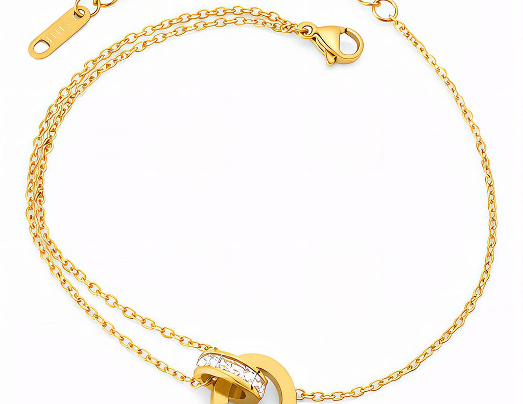 Iris Crystal Bracelet close-up detail