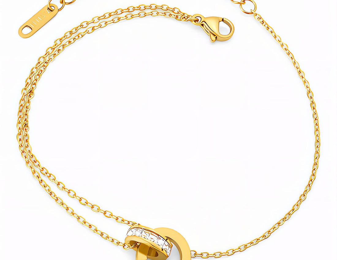 Iris Crystal Bracelet close-up detail