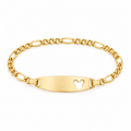 Kids' Mouse ID Bracelet, 6 in. — full bracelet on white background