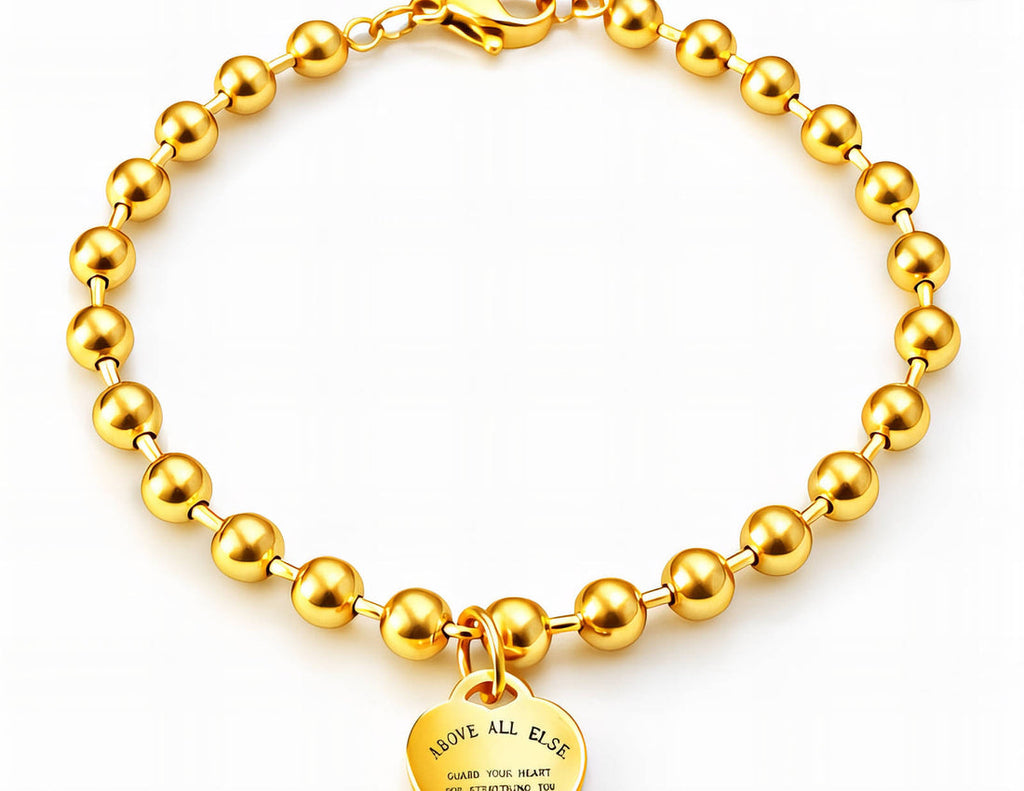 Lena Heart Bracelet close-up detail