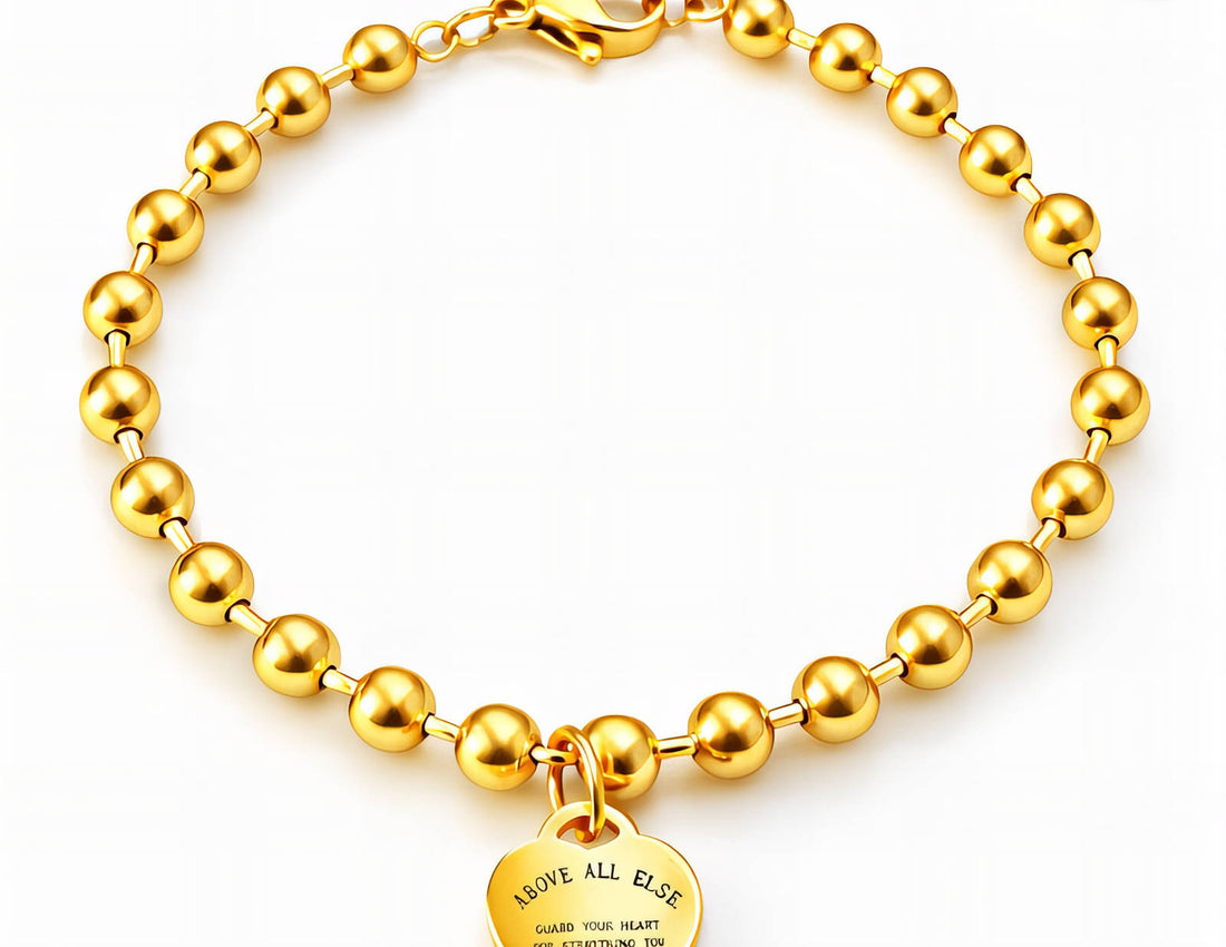 Lena Heart Bracelet close-up detail