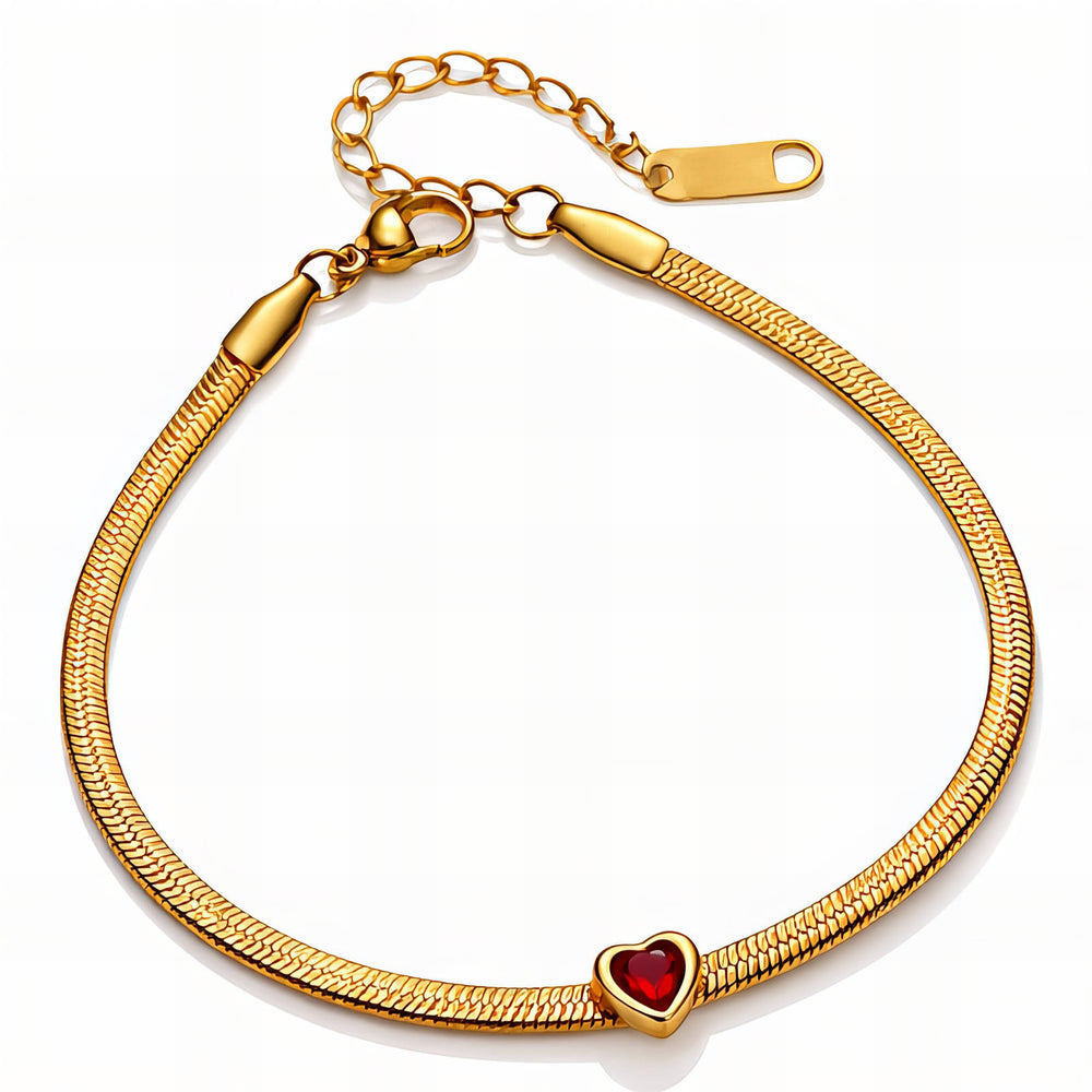 Lola Heart Bracelet close-up detail