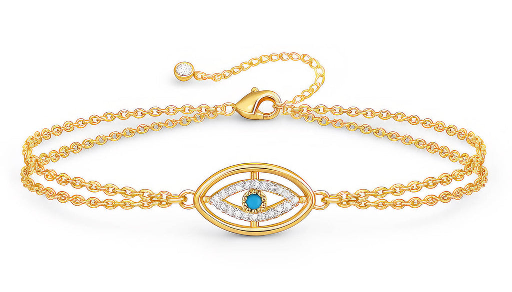 Lumi Evil Eye Bracelet close-up detail