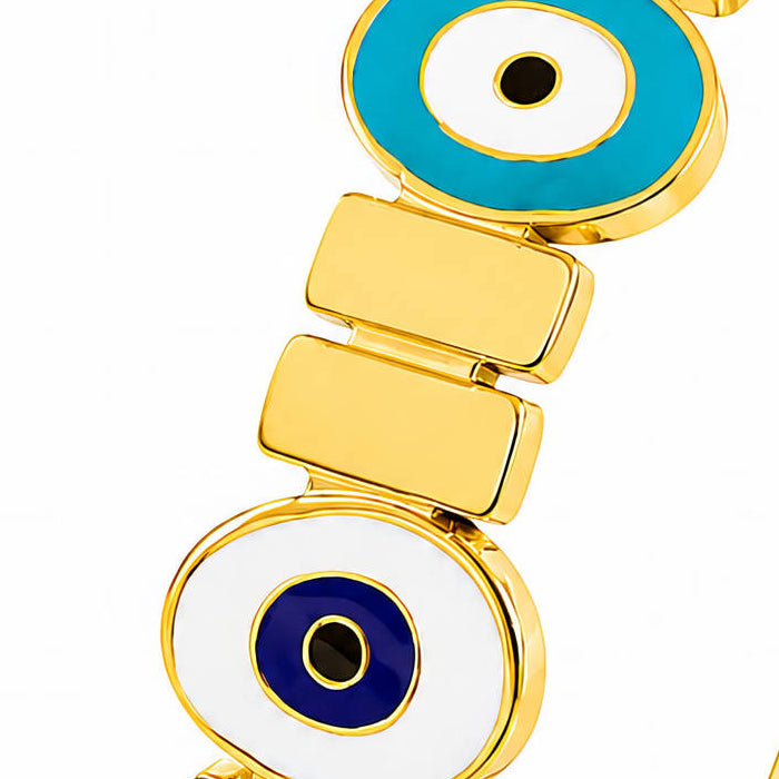 Meline Evil Eye Bracelet macro detail