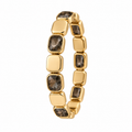 Midnight Luxe Stretch Bracelet — full bracelet on white background