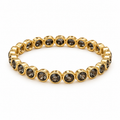 Midnight Spark Stretch Bracelet — full bracelet on white background