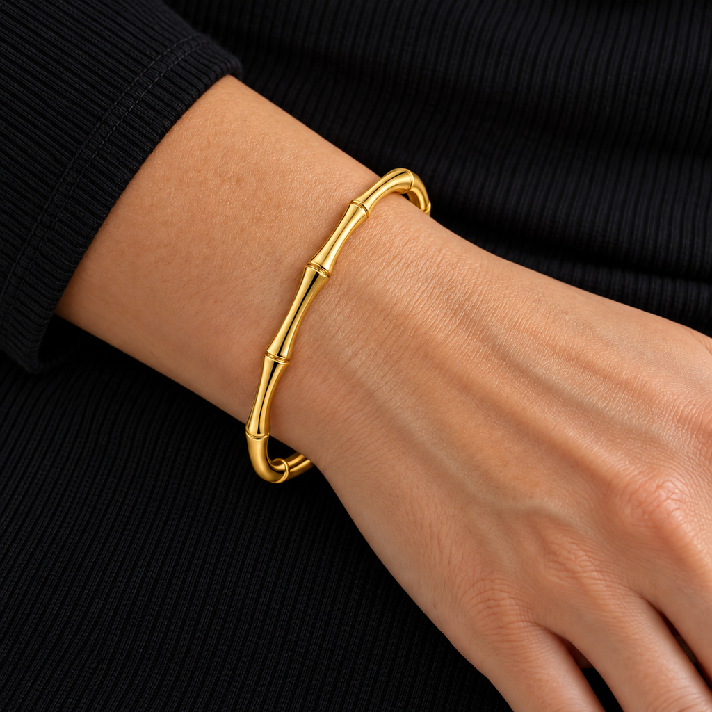 Mila Bracelet worn on wrist with modern everyday clothing